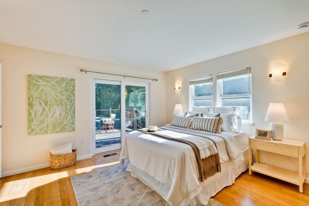 Bedroom, Interior, Wood Texture Flooring
