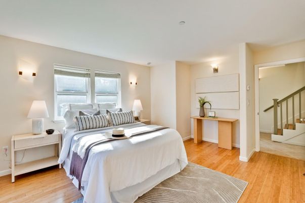 Bedroom, Interior, Wood Texture Flooring