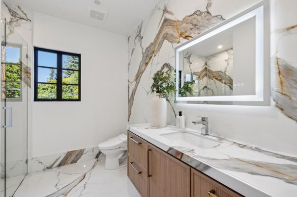 Bathroom, Interior, Marble, Marble Walls