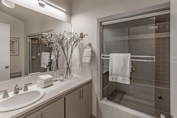 Bathroom, Glass Shower, Interior