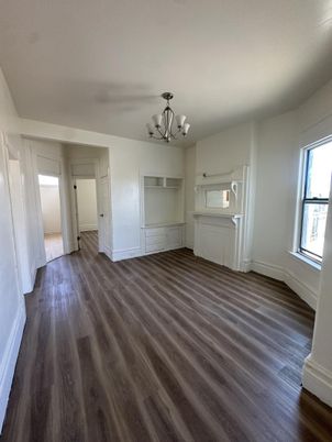 Chandelier, Empty room, Interior, Wood Texture Flooring