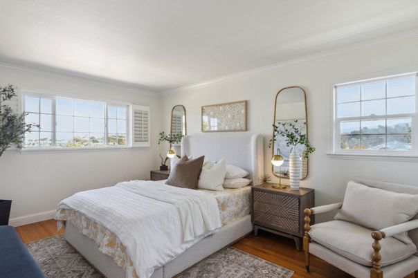 Bedroom, Interior, Wood Texture Flooring