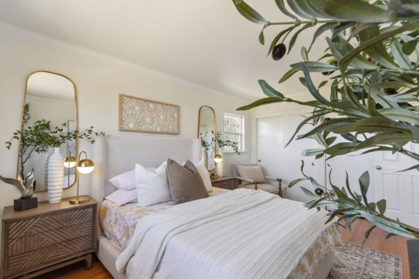 Bedroom, Interior, Wood Texture Flooring