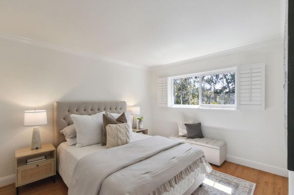 Bedroom, Interior, Wood Texture Flooring