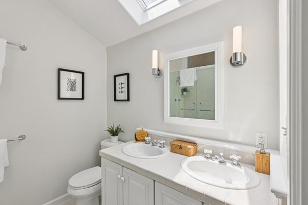 Bathroom, Dual Sink Vanities, Interior, Tile Countertops