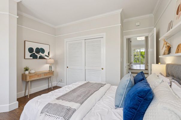 Bedroom, Interior, Wood Texture Flooring