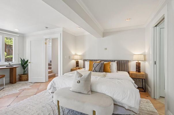 Bedroom, Interior, Recessed Lighting