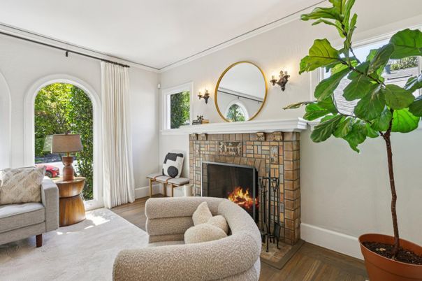Fireplace, Interior, Living room, Wood Texture Flooring