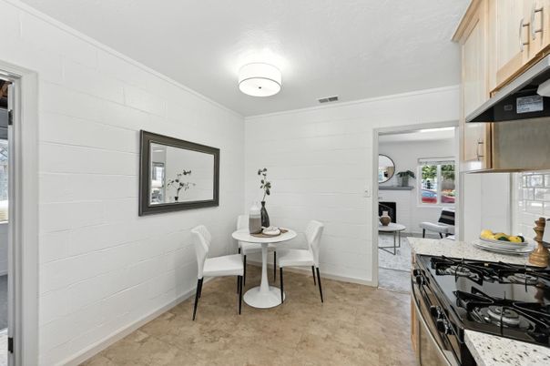 Dining room, Interior, Kitchen