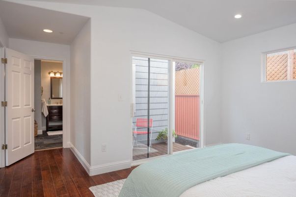 Bathroom, Bedroom, Interior, Recessed Lighting, Wood Texture Flooring