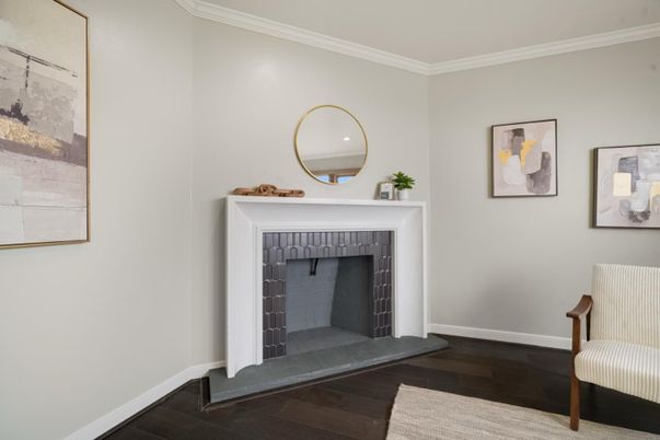 Fireplace, Interior, Wood Texture Flooring