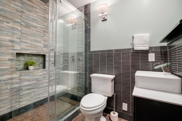 Bathroom, Glass Shower, Interior