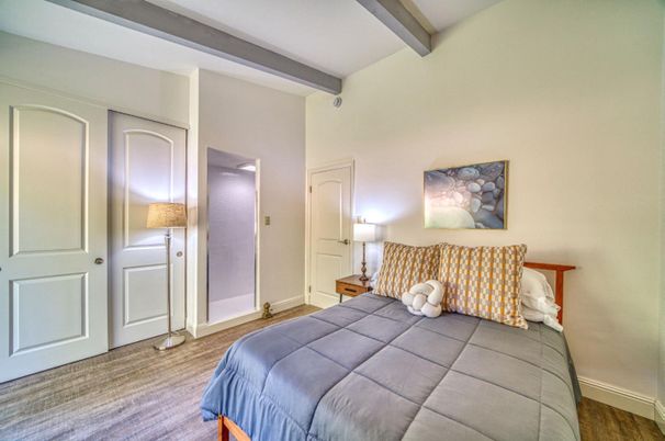 Bedroom, Interior, Wooden Beams, Wood Texture Flooring