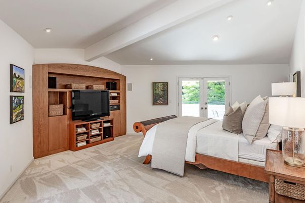 Bedroom, Interior, Recessed Lighting