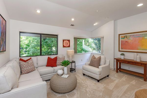 Interior, Living room, Recessed Lighting