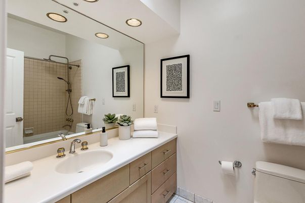 Bathroom, Interior, Recessed Lighting