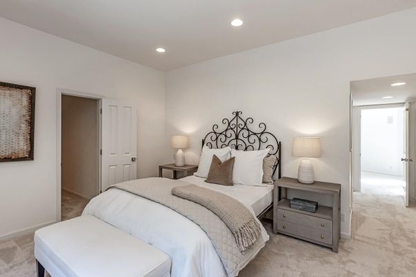 Bedroom, Interior, Recessed Lighting