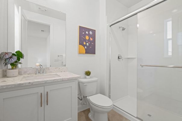 Bathroom, Glass Shower, Interior
