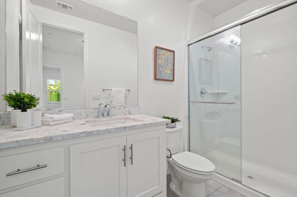 Bathroom, Glass Shower, Interior