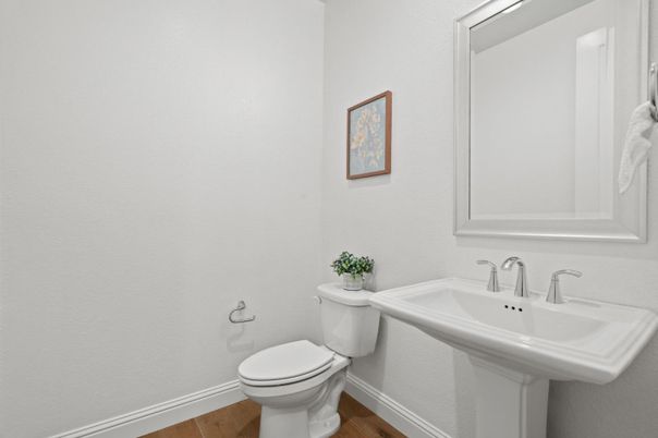 Bathroom, Interior, Wood Texture Flooring