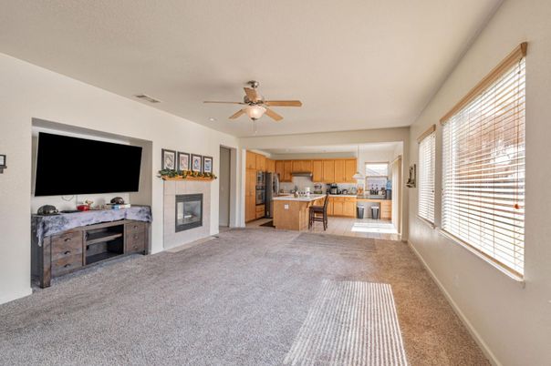 Fireplace, Interior, Kitchen