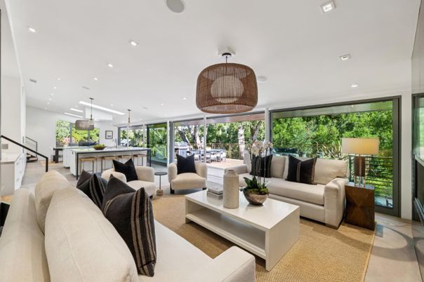 Interior, Kitchen, Living room, Pendant Lights, Recessed Lighting