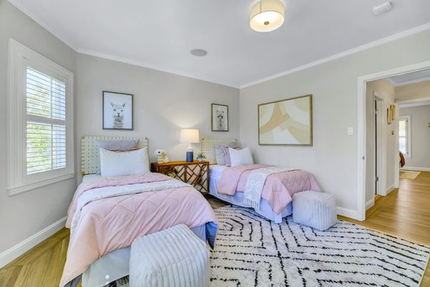 Bedroom, Interior, Wood Texture Flooring