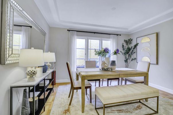 Dining room, Interior, Wood Texture Flooring