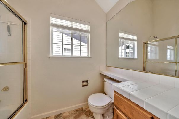 Bathroom, Glass Shower, Interior, Tile Countertops