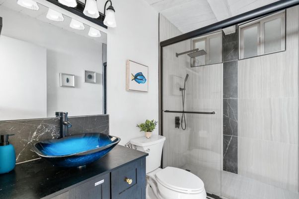 Bathroom, Glass Shower, Interior
