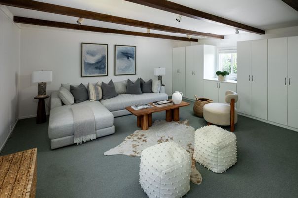 Interior, Living room, Wooden Beams