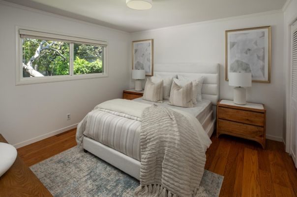 Bedroom, Interior, Wood Texture Flooring