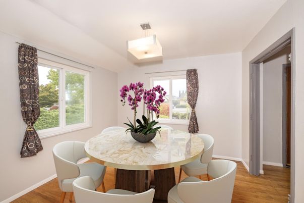 Dining room, Interior, Wood Texture Flooring