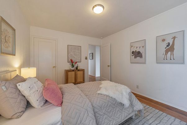 Bedroom, Interior, Wood Texture Flooring
