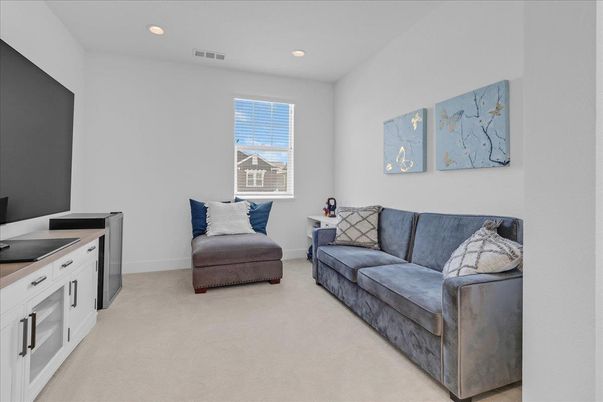 Interior, Living room, Recessed Lighting