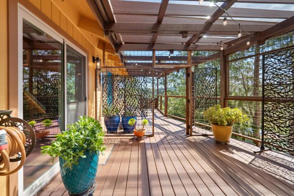 Glass Ceilings, Interior, Sun Room, Wood Texture Flooring