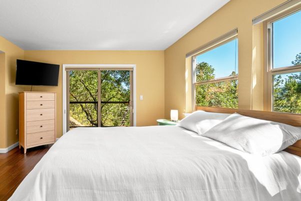 Bedroom, Interior, Wood Texture Flooring