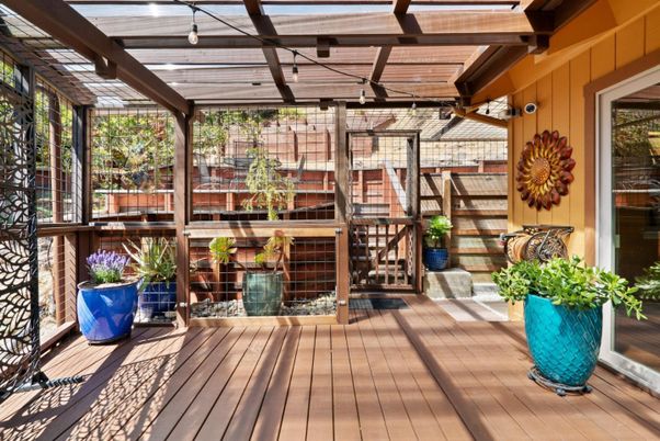 Exterior, Wood Texture Flooring