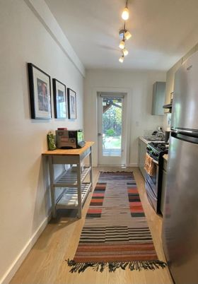 Interior, Kitchen, Wood Texture Flooring