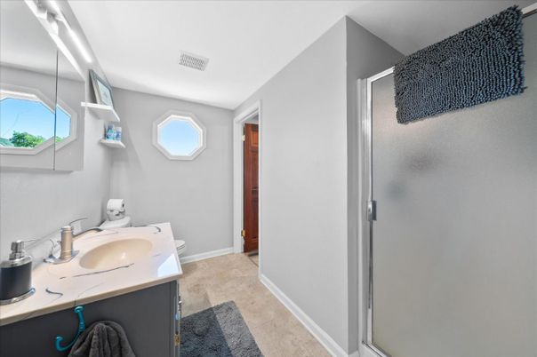 Bathroom, Glass Shower, Interior