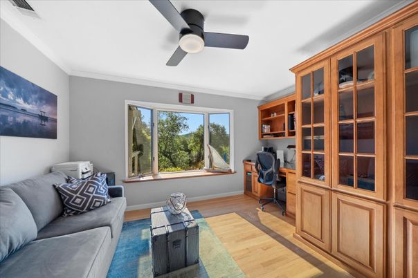 Home Office, Interior, Wood Texture Flooring