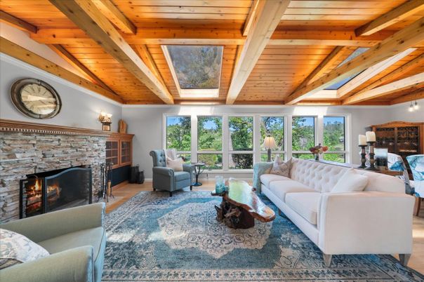 Fireplace, Interior, Living room, Wooden Beams, Wooden Ceilings, Wood Texture Flooring