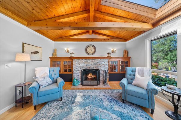 Fireplace, Interior, Living room, Wooden Beams, Wooden Ceilings, Wood Texture Flooring