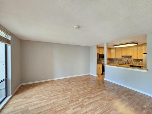 Empty room, Interior, Kitchen, Wood Texture Flooring