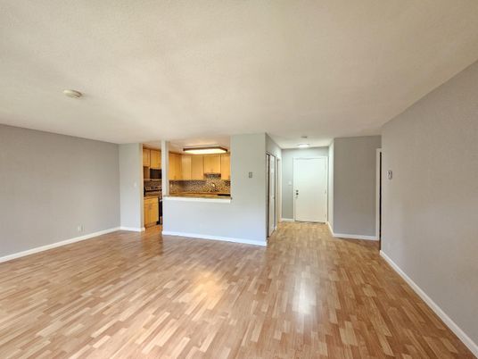 Empty room, Interior, Kitchen, Wood Texture Flooring
