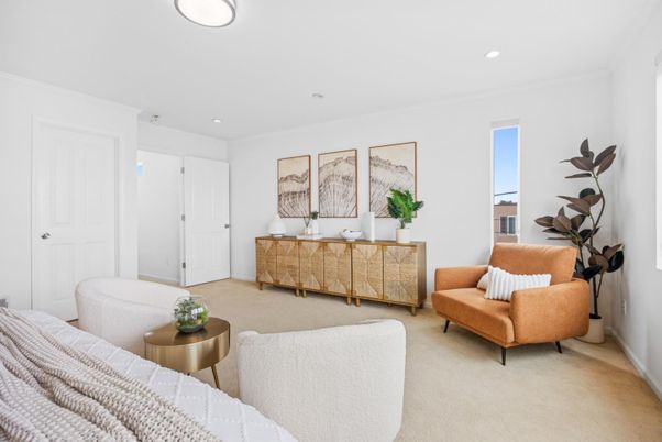 Interior, Living room, Recessed Lighting