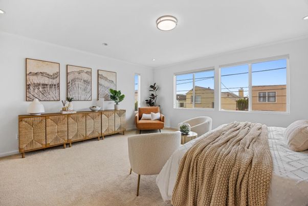 Bedroom, Interior, Recessed Lighting