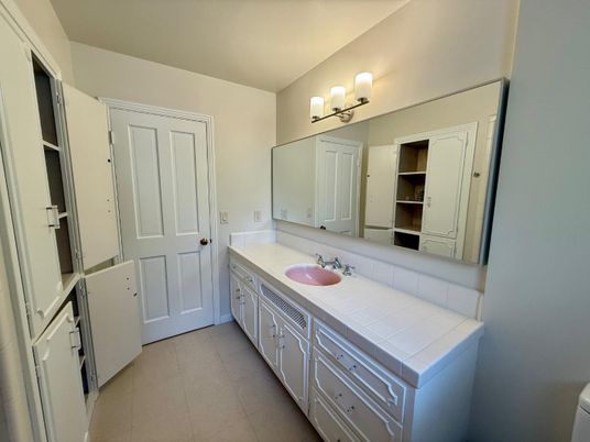 Bathroom, Dual Sink Vanities, Interior, Tile Countertops