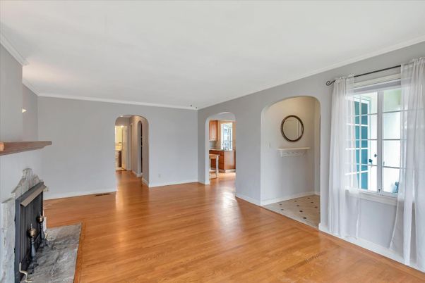 Empty room, Fireplace, Interior, Wood Texture Flooring