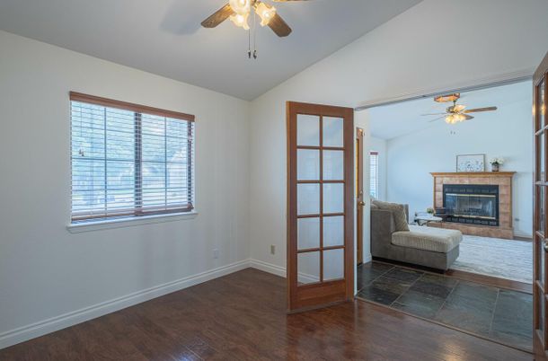Fireplace, Interior, Wood Texture Flooring